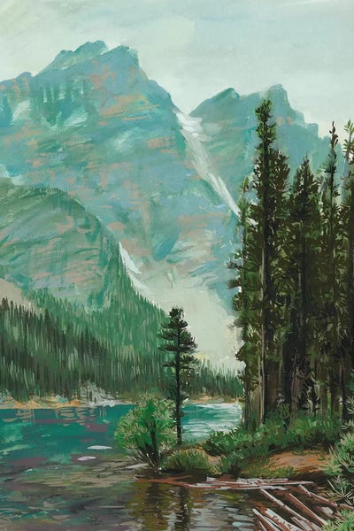 Snowy Mountains: Mountainscape III by Melissa Wang