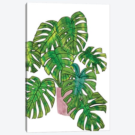 Potted Jungle I Canvas Print #WNG235} by Melissa Wang Canvas Art