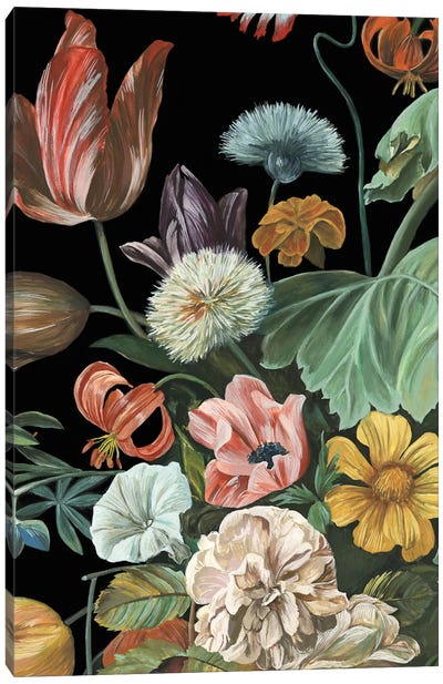 Baroque Floral I Canvas Art Print - Carnations