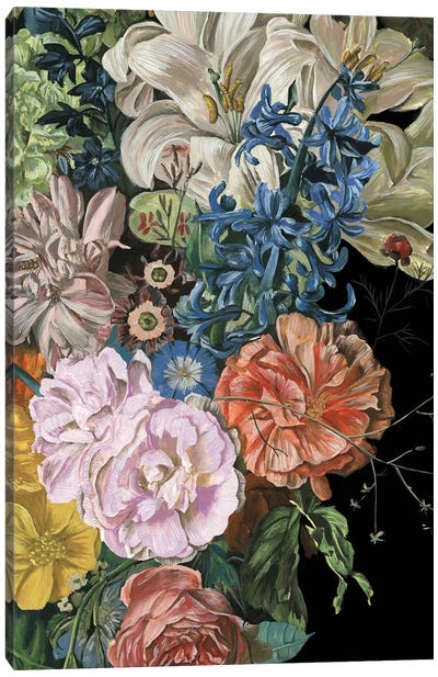 Baroque Floral II Canvas Art Print - Carnations