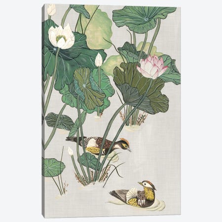 Lotus Pond I Canvas Print #WNG316} by Melissa Wang Canvas Art Print