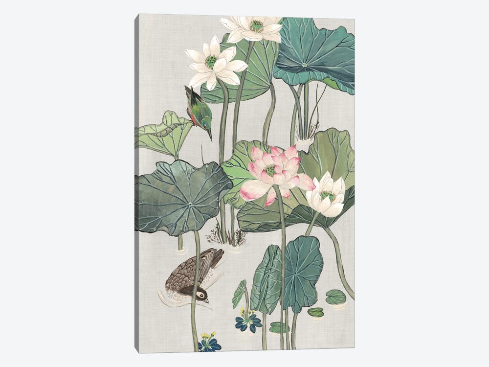 Lotus Pond II by Melissa Wang 1-piece Canvas Art Print