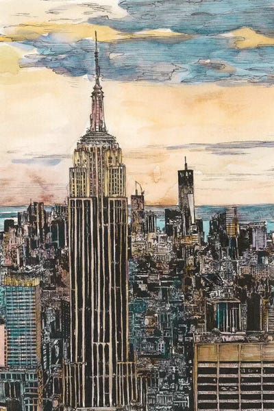 Towers: NYC Cityscape by Melissa Wang