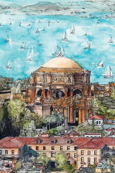 San Francisco: San Francisco Cityscape by Melissa Wang