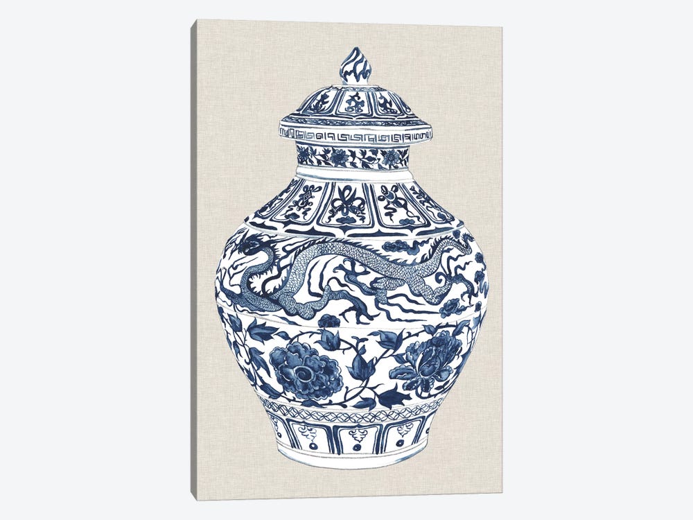 Antique Chinese Vase III by Melissa Wang 1-piece Canvas Artwork
