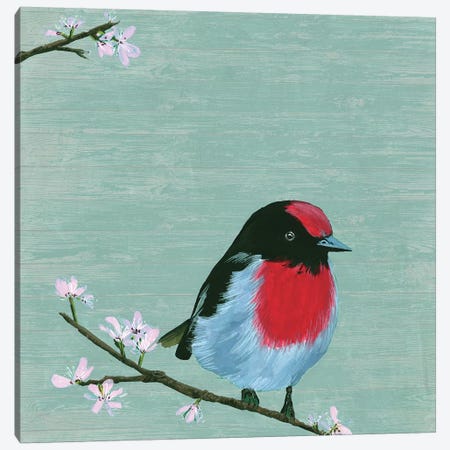 Bird & Blossoms IV Canvas Print #WNG481} by Melissa Wang Canvas Wall Art