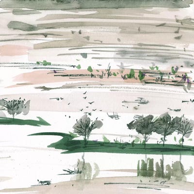 From Here to Somewhere I by Melissa Wang framed wall art