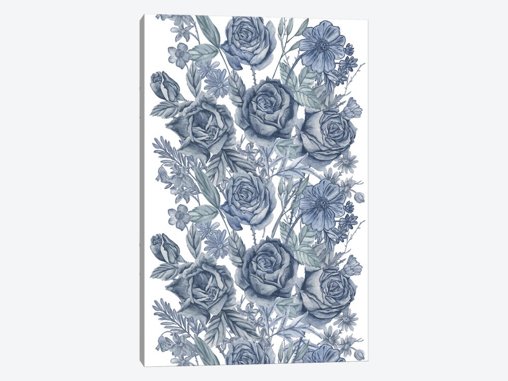 Ice Blue Botanical I by Melissa Wang 1-piece Art Print