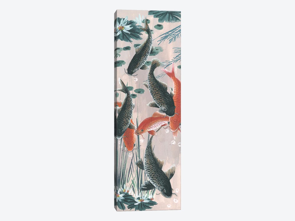 Traditional Koi Pond II by Melissa Wang 1-piece Canvas Artwork