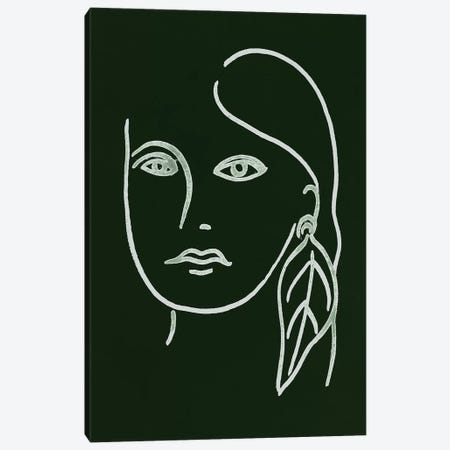 Malachite Portrait I Canvas Print #WNG585} by Melissa Wang Canvas Wall Art