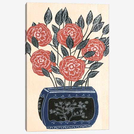 Vase of Flowers II Canvas Print #WNG624} by Melissa Wang Art Print