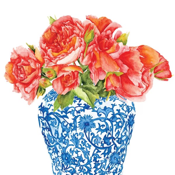 Chinoiserie: Sweet Peonies II by Melissa Wang