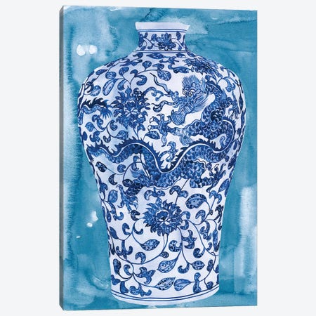 Ming Vase I Canvas Print #WNG645} by Melissa Wang Art Print