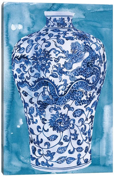 Ming Vase I Canvas Art Print