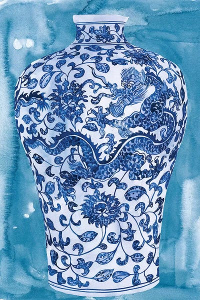 Chinoiserie: Ming Vase I by Melissa Wang