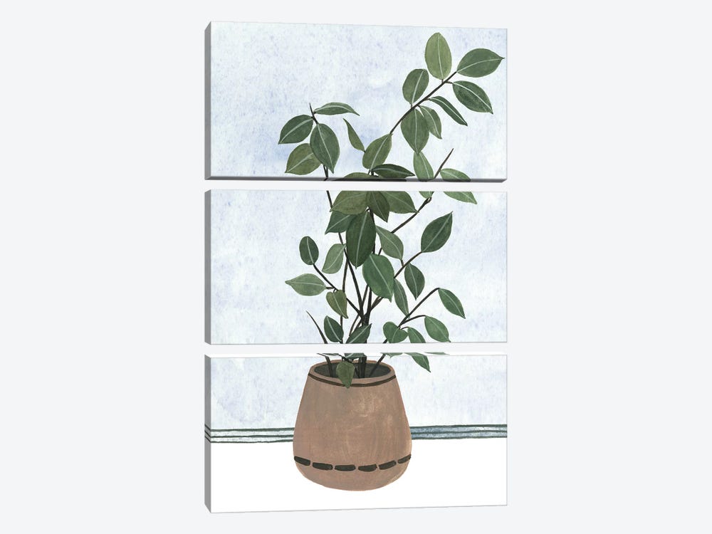Mes Plants I by Melissa Wang 3-piece Canvas Print