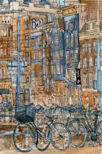 Melissa Wang: City Scene I by Melissa Wang