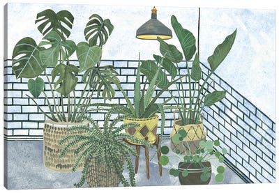 Mes Plantes Collection Canvas Art Print - Melissa Wang