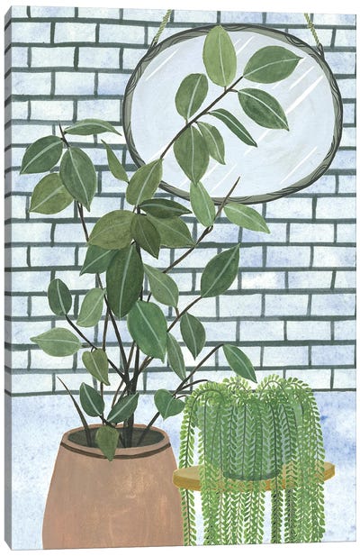 Mes Plantes Collection Canvas Art Print - Bohemian Flair 