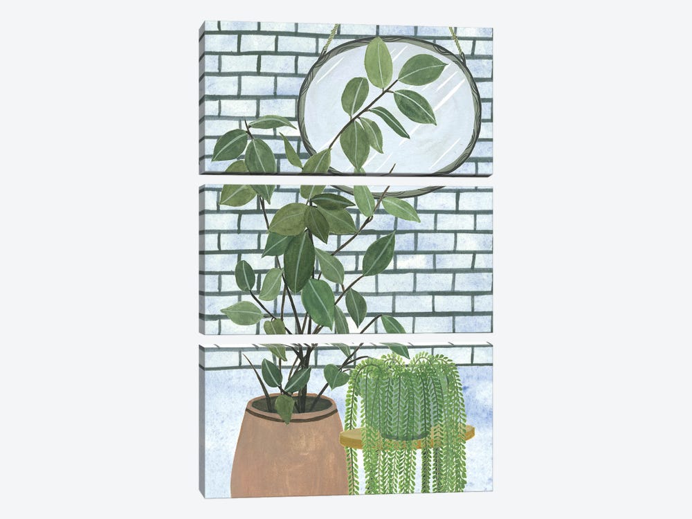 Mes Plantes Collection by Melissa Wang 3-piece Canvas Art Print