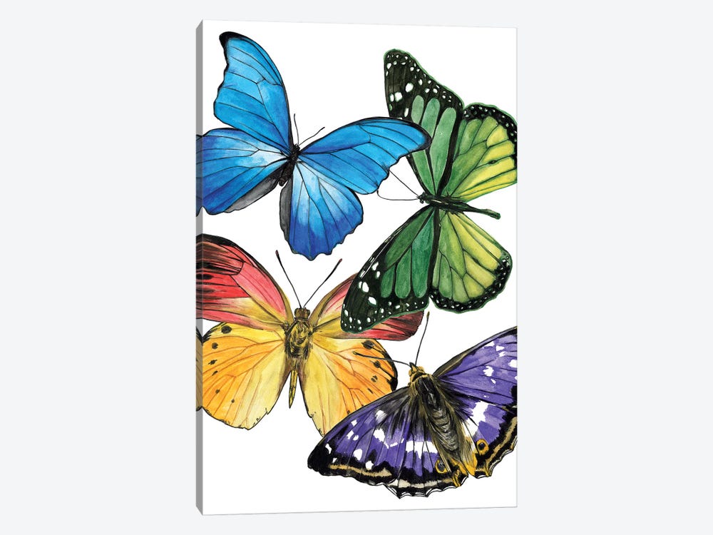 Butterfly Swatches II by Melissa Wang 1-piece Art Print