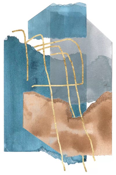 Blue & Gold: Matter Dissolving III by Melissa Wang