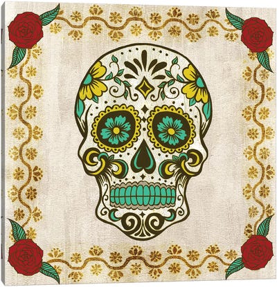 Day of the Dead IV Canvas Art Print - Day of the Dead