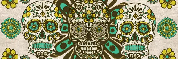 Latin Décor: Dia de los Muertos Collection D by Melissa Wang
