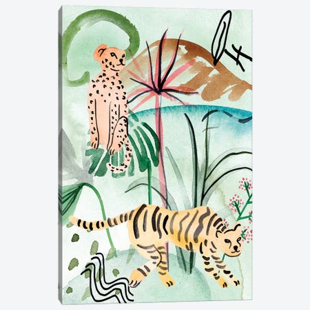 Jungle of Life II Canvas Print #WNG884} by Melissa Wang Canvas Print