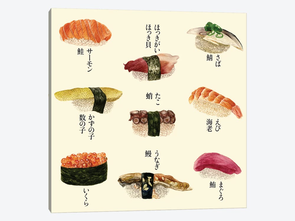 Sushi I by Melissa Wang 1-piece Art Print