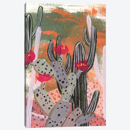 Desert Flowers II Canvas Print #WNG977} by Melissa Wang Canvas Print