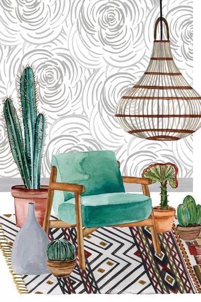 Inspired Interiors: Desert Weavers III by Melissa Wang
