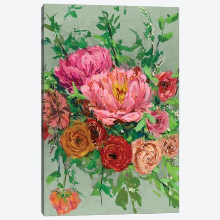 Vintage Bouquet I Canvas Print #WNG98} by Melissa Wang Canvas Wall Art