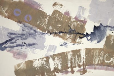 Abstract Blue I by Winnie Eaton acrylic art print