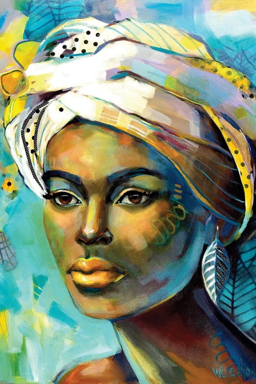 Golden Lips by Winnie Eaton wall art