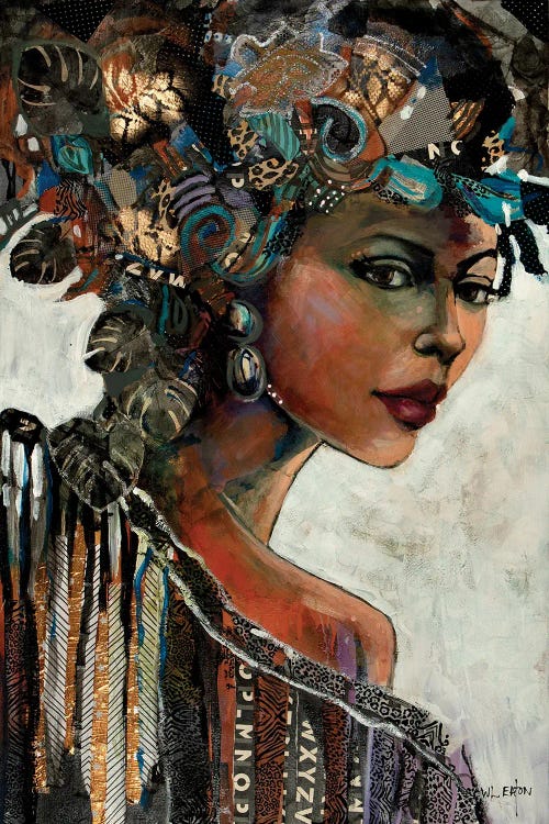 Goldleaf Warrior by Winnie Eaton wall art