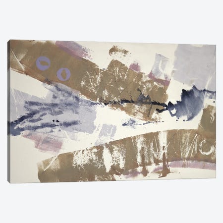Abstract Blue I Canvas Print #WNN1} by Winnie Eaton Art Print