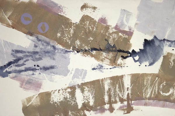 Winnie Eaton: Abstract Blue I by Winnie Eaton