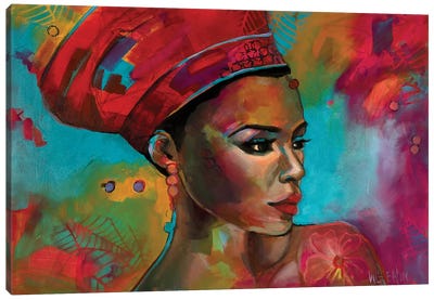 Pride Of Africa Canvas Art Print - African Heritage Art