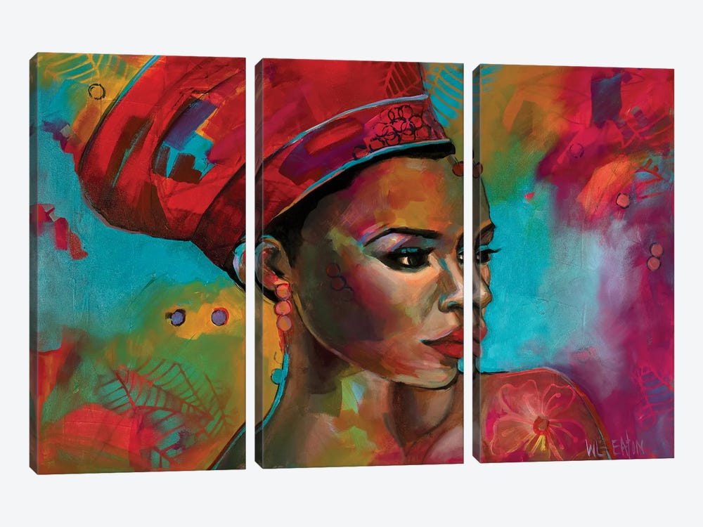 Pride Of Africa by Winnie Eaton 3-piece Canvas Art Print