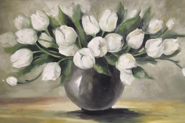 Tulips: White Tulips by Winnie Eaton