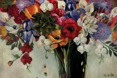 Wild Colourfull Flowers by Winnie Eaton acrylic art print