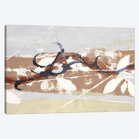 Abstract White Leaf I Canvas Print #WNN2} by Winnie Eaton Canvas Print