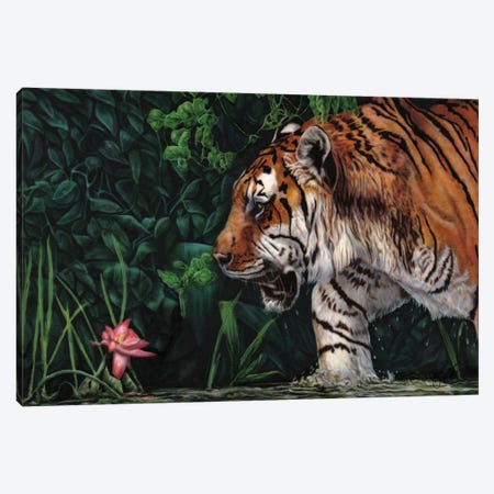 Tiger Lilies Canvas Print #WNP30} by Wayne Pruse Canvas Print