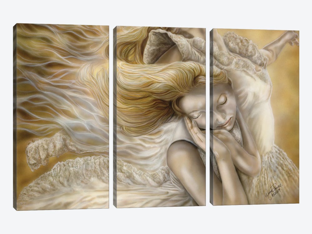 Ecstacy Of Angels by Wayne Pruse 3-piece Canvas Print