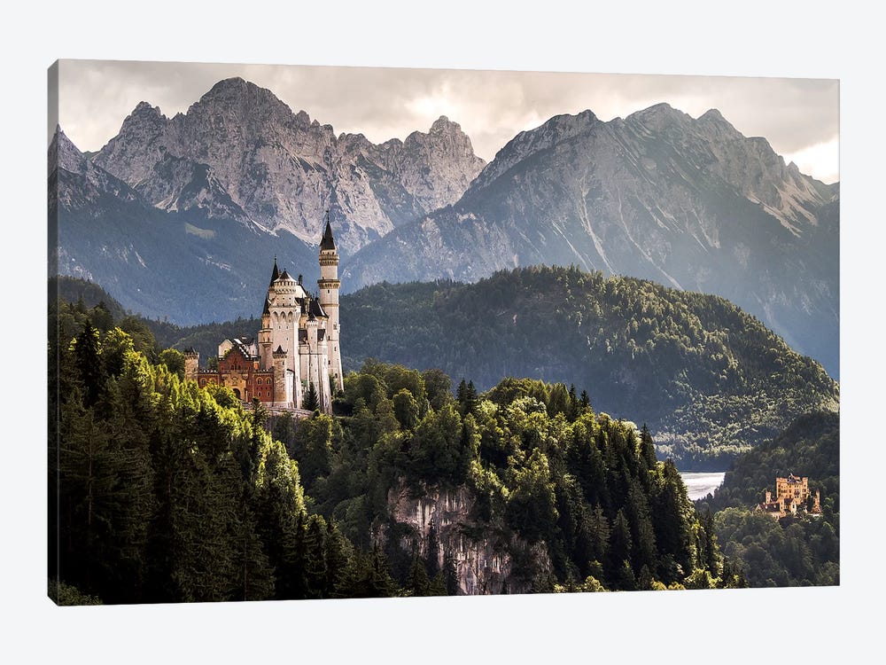 The Two Castles by Andreas Wonisch 1-piece Canvas Wall Art