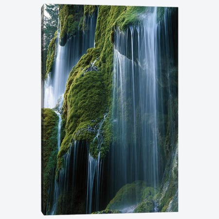 Waterfall, Bavaria, Germany Canvas Print #WOT44} by Konrad Wothe Canvas Artwork
