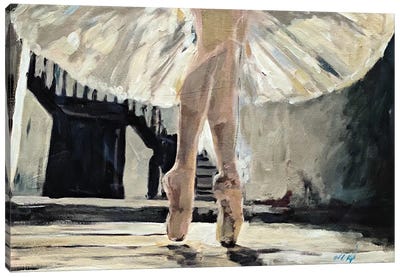 Light And Movement Canvas Art Print - Dancer Art