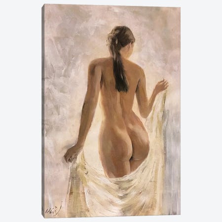 The Model Canvas Print #WOX9} by William Oxer Canvas Art Print