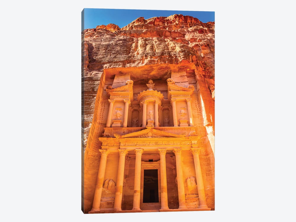 Treasury Built By The Nabataens, Siq, Petra, Jordan by William Perry 1-piece Art Print